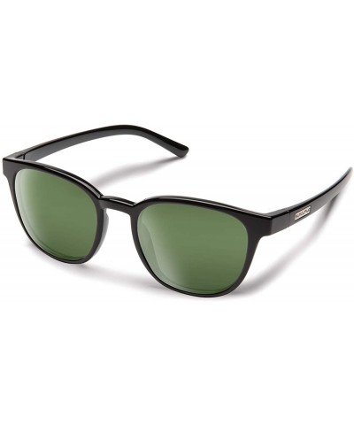 Sport Montecito Injection Molded Sunglasses - Black / Polarized Gray Green - CO196I82M38 $84.44