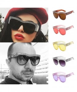 Sport Fashion Polarized Sunglasses for Women Men Classic Style 100% UV Protection Diamond Sunglasses (F) - F - C518EK4O7G0 $6.70