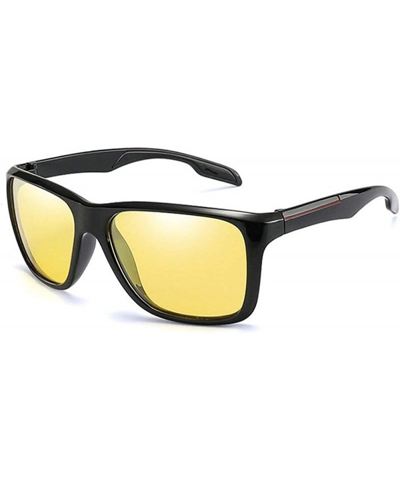 Sport Myopic Polarized Glasses Sunglasses Goggles - Yellow - C818YEKLUOW $22.43