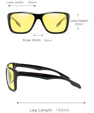 Sport Myopic Polarized Glasses Sunglasses Goggles - Yellow - C818YEKLUOW $22.43