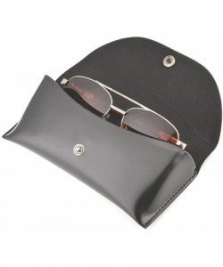 Aviator Bifocal Sun Readers Glasses Outdoor Reading Glasses & Sunglasses Unisex - Brown Frame - CO18ECLK0SY $12.49
