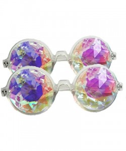 Goggle Kaleidoscopic Prism Eyeglasses - Kaleidoscope Halloween Cosplay Goggles 2PCS - 2pcs Clear - CJ185U78W9I $38.47