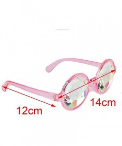 Goggle Kaleidoscopic Prism Eyeglasses - Kaleidoscope Halloween Cosplay Goggles 2PCS - 2pcs Clear - CJ185U78W9I $38.47