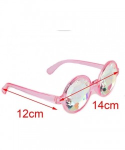 Goggle Kaleidoscopic Prism Eyeglasses - Kaleidoscope Halloween Cosplay Goggles 2PCS - 2pcs Clear - CJ185U78W9I $19.68