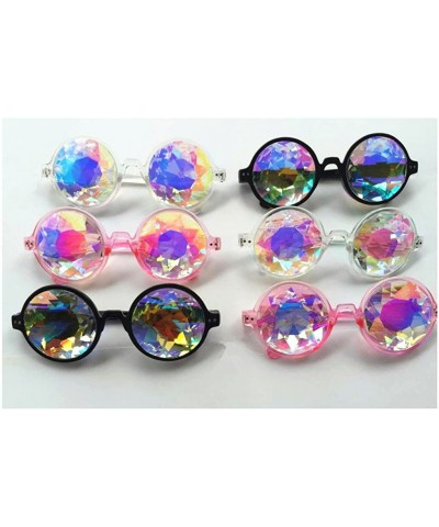 Goggle Kaleidoscopic Prism Eyeglasses - Kaleidoscope Halloween Cosplay Goggles 2PCS - 2pcs Clear - CJ185U78W9I $38.47