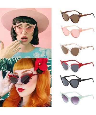 Square Sunglasses Goggles Vintage Sunglasses Eyewear - E - CO194KED22L $11.02