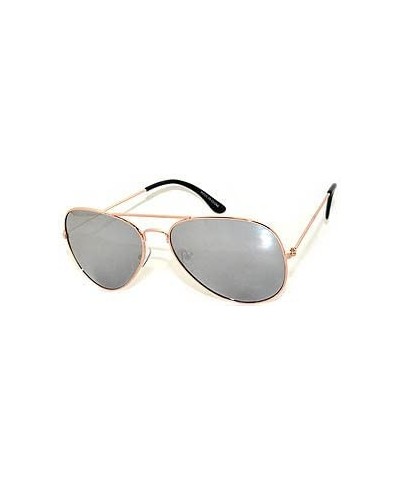 Aviator Aviator Sunglasses Gold Mirror (3 Pack) - C711HQ26VKF $11.44