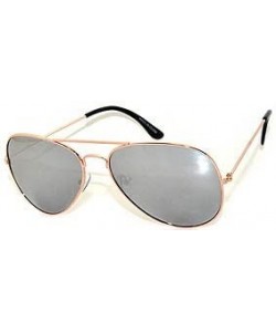 Aviator Aviator Sunglasses Gold Mirror (3 Pack) - C711HQ26VKF $11.44