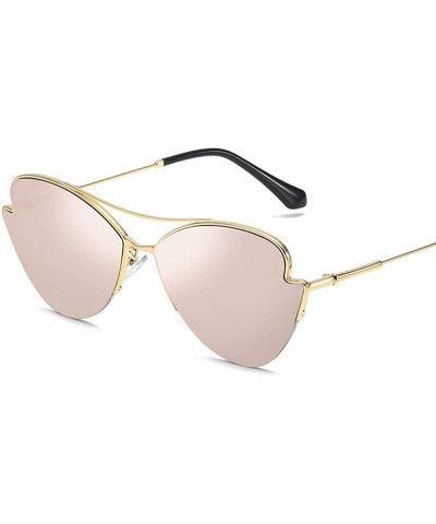 Rimless Women'S Polarized Sunglasses Uv Protection Glasses Retro Fashion Sunglasses - CI18X5NTZA2 $42.55