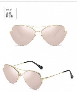 Rimless Women'S Polarized Sunglasses Uv Protection Glasses Retro Fashion Sunglasses - CI18X5NTZA2 $42.55