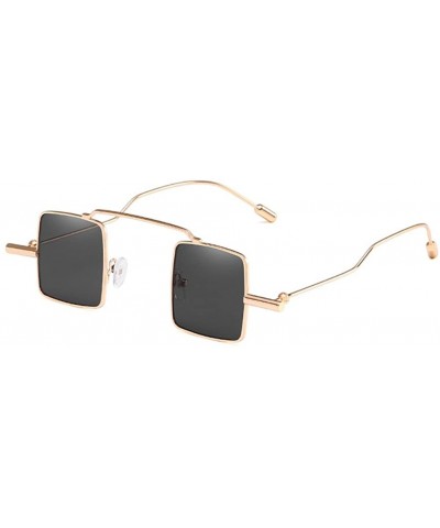 Square Retro Trend Sunglasses Fashion Square Sunglasses for Men and Women - C2 - C118D47IZ99 $10.62