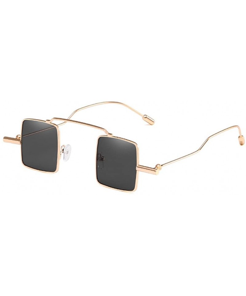 Square Retro Trend Sunglasses Fashion Square Sunglasses for Men and Women - C2 - C118D47IZ99 $10.62