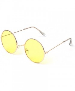 Goggle Sun Glasses Round Sunglasses Vintage Women Men Glasses Retro Fashion Lens Shades Ocean-9 - C7199I67O46 $21.06