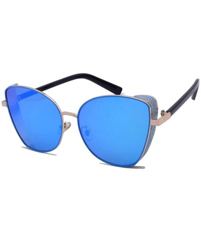 Cat Eye Sunglasses Windproof Polarizer Personality Protection - 3 - CK18SYA48UR $29.81