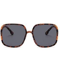 Oval Sunglasses For Women Vintage Round Sunglasses for Women Classic Retro Designer Style - Tortoise Frame/Grey Lens - C21905...