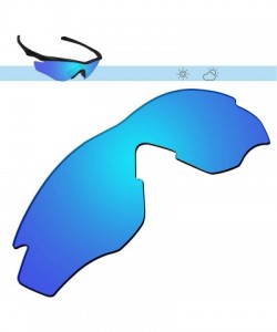 Sport 100% Precise-Fit Replacement Sunglass Lenses M2 Frame OO9212 - Polarized Ice Blue Mirror - CV18COA3HWR $17.30