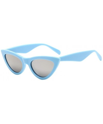 Cat Eye Eyewear Neutral Cat Eye Sunglasses Retro Heart Frame UV400 Eyewear Fashion Ladies(H) - CZ195WK6X95 $11.96