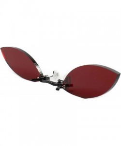 Oval Terezi Homestuck Inspired Anime Futuristic Comic Costume Cosplay Sunglasses - Red - CK18WND6HI0 $57.83