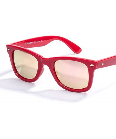 Square Summer Sunglasses Simple Plastic For Women Men Square Brown Frame Goggle 01 - 8 - CS18YZWW94M $30.99