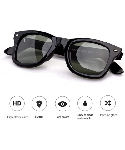 Square Summer Sunglasses Simple Plastic For Women Men Square Brown Frame Goggle 01 - 8 - CS18YZWW94M $14.06