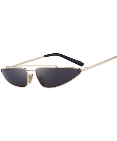 Aviator DESIGN Women Small Frame Cat Eye Sunglasses Retro Style C04 Yellow - C02 Pink - C218YZW74R0 $14.92