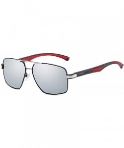 Square Vintage Retro Square Aluminum Magnesium Polarized Sunglasses Men Classic Sun Glasses UV400 Shades - CB1984AA5O7 $29.00