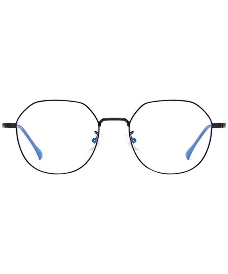 Oversized Computer Reading Glasses Lighweight Metal Frame Blue Light Blocking Readers for Men Women Business Work - CB199GSU0...