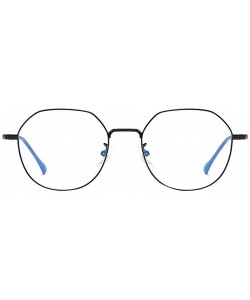 Oversized Computer Reading Glasses Lighweight Metal Frame Blue Light Blocking Readers for Men Women Business Work - CB199GSU0...