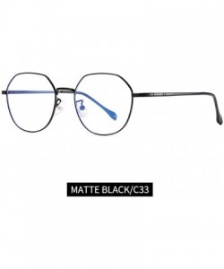 Oversized Computer Reading Glasses Lighweight Metal Frame Blue Light Blocking Readers for Men Women Business Work - CB199GSU0...