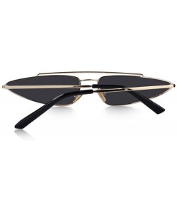 Aviator DESIGN Women Small Frame Cat Eye Sunglasses Retro Style C04 Yellow - C02 Pink - C218YZW74R0 $14.92
