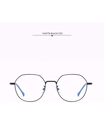 Oversized Computer Reading Glasses Lighweight Metal Frame Blue Light Blocking Readers for Men Women Business Work - CB199GSU0...