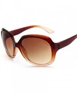Oval Sunglasses Women Oval Shape Fashion Sunglaasses Women Sunglasses Girls - Transparent-black - CO18WYRWW30 $23.32