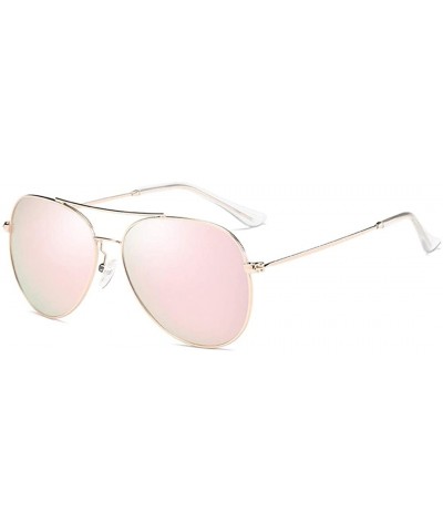 Rimless Unisex Retro Alloy Sunglasses Men Polarized UV400 - C4 - C618M3EW7CQ $66.25