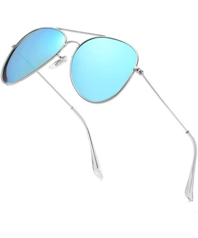 Aviator Polarized Sunglasses Ultralight Stainless Steel Fashion Color Film Sunglasses Unisex Aviator Sunglasses - CC194HQAA3R...