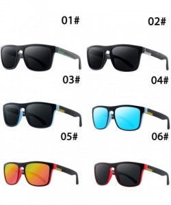 Goggle Sunglasses Men Women Mirror Polarized Glasses Driving Unisex Sun Glasses - Gray Lens 4 - C8194OHU6R4 $19.32