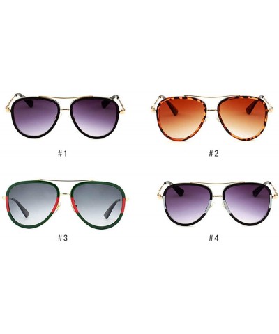 Goggle Oversized Oval Men Women Sunglasses Goggles Brand Designer Eyewear Accessories Big Frame - C7 With Box - C518W9KGGLG $...