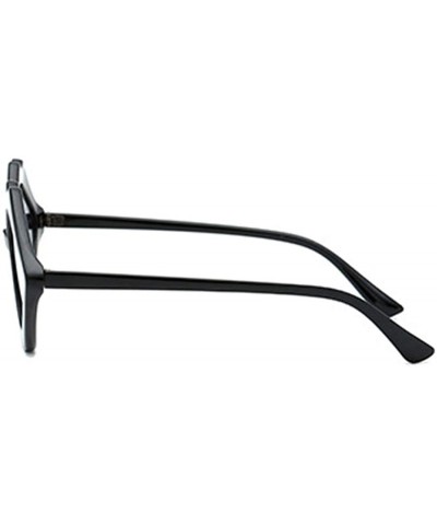 Square Fashion Lips Frame Oversized Plastic Lenses Sunglasses for Women UV400 - Gray - C218NOACTA3 $7.32