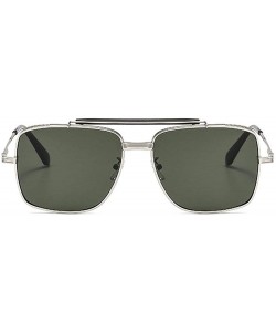 Square Vintage Gold Alloy Womens Sunglasses 2020 Square Pilot Luxury Gradient Style Sunglasses Ladies Shades UV400 - C1194CS2...
