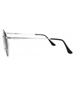 Aviator Polarized stainless steel frame sunglasses- foldable anti-glare sunglasses - B - CY18RWEZCWU $47.81
