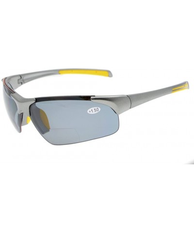Rimless TR90 Unbreakable Sports Half-Rimless Bifocal Sunglasses Baseball Running Fishing Driving Golf Softball Hiking - C112N...