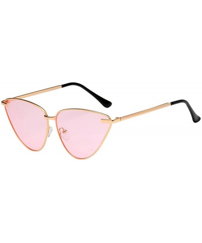 Cat Eye Sunglasses Vintage Protection Glasses Eyewear - E - CN18QTG8MI7 $9.47
