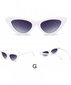 Oversized Women Fashion Cat Eye Shades Sunglasses Integrated UV Candy Colored Glasses Gray - CK190OCWDY6 $7.33