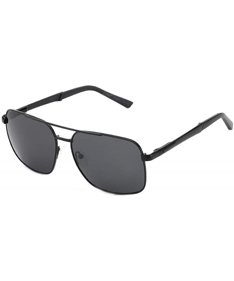 Aviator Classic Aviator Style Polarized Sunglasses 100% UV Protection Driving Outdoors - CW18TS5HUD7 $11.48