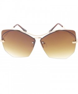 Butterfly Heritage Modern "Butter-Fly" Wired Frame Sunglasses - Gold - CZ18GY9H0M3 $9.94