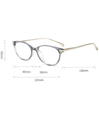 Oval Ultralight Photochromic Sunglasses Men's Nearsighted Myopia Glasses Vintage Ladies Optical Glasses - CQ18ZUTYEWY $17.87
