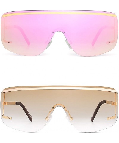 Oversized Cat Eyes Round Sunglasses for Women - Mirror Polarized Women ...