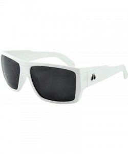 Sport Webster Men's Polarized Sport Fishing Sunglasses - Multiple Options - Matte White - C918R6KW7ZM $40.85