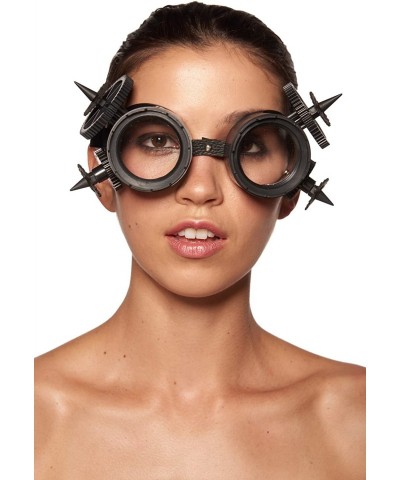 Goggle Steampunk Goggles (One Size Fits Most) - Black-spikes - CT184EKNZC9 $17.02
