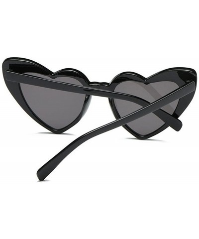 Wayfarer Women Retro Fashion Heart-shaped Shades Sunglasses Integrated UV - 5134e - CW18RS4X4Z5 $9.09