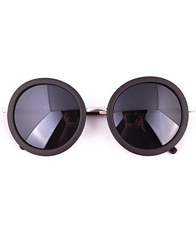 Oversized Korea Vintage Designer Oversized High Fashion Sunglasses - Nude Black - CS11LOQZ34J $14.29